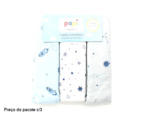 Cueiro Papi Bebe Alg 0,80x0,80m (c/3)