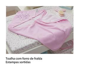 Toalha-banho Mafessoni Bebe Fralda Capuz (65x65cm)