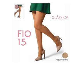 Meia-calça Selene Ad Clássica Fio 15 - Natural.788