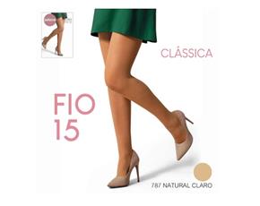 Meia-calça Selene Ad Clássica Fio 15 - Nat Cl.787