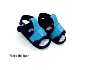 Sandália Bimbo Bebe Masc Tecido Velcro