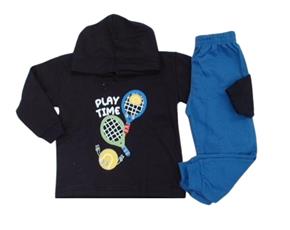 Conjunto Maindra Primeiros Passos Masculino Moletom Capuz