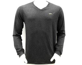 Camiseta Tsg Adulto Masculina Manga Longa Viscolycra Decote V