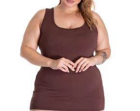 Blusa Sangosplus Adulto Extra Grande Feminina Regata Viscolycra