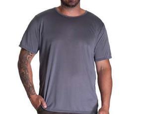 Camiseta Conexao Adulto Extra Grande Masculina Manga Curta Dry Fit Furadinha