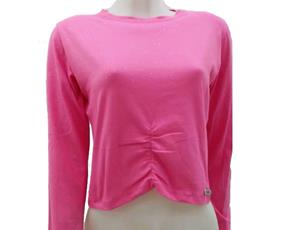 Blusa Bright Ad Fem M/l Cotton Brilho Cropped