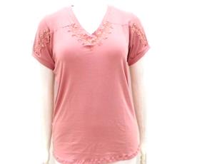Blusa ad extrag manga curt