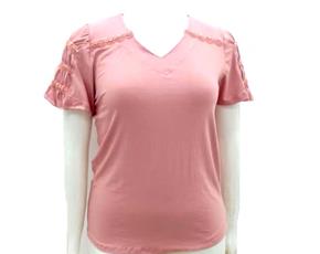 Blusa ad extrag manga curt