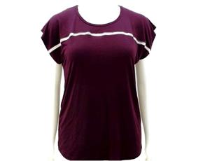 Blusa ad extrag manga curt