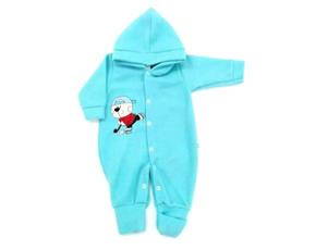 Macacão Sevenbaby Bebe Masculino Longo Soft Capuz