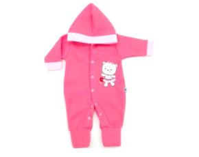 Macacão Seven Bebe Feminino Longo Soft Capuz Pé Reversíve