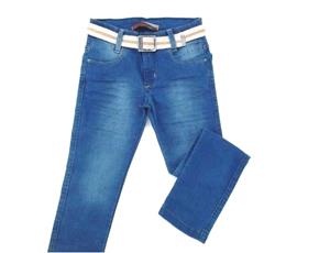 Calça inf jeans/tactel