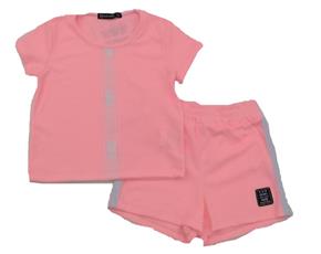 Conjunto Adulteens Juv Fem M/c Rib Canel Short