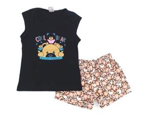 Conjunto Duploj Inf Fem Mga Jap Cotton Short