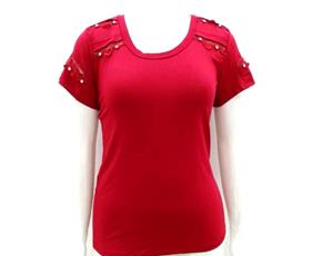 Blusa ad extrag manga curt