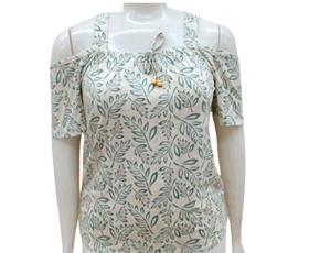 Blusa ad extrag manga curt
