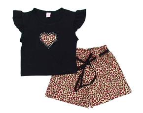 Conjunto juv manga curta