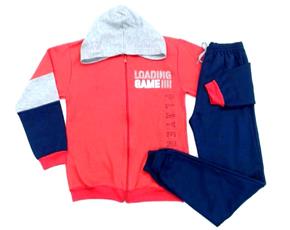 Conjunto Viston Juv Masc Mol Capuz
