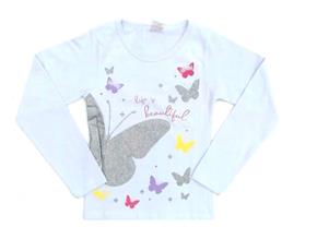 Blusa inf manga longa