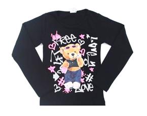 Blusa inf manga longa