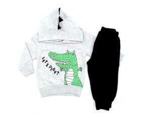 Conjunto Wkids Bebe Masc Mol Capuz