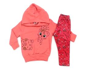 Conjunto Wkids Bebe Fem Mol Capuz Legging