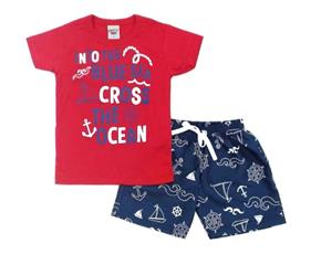 Conjunto Pimentinha P.passos Masc M/c Malha