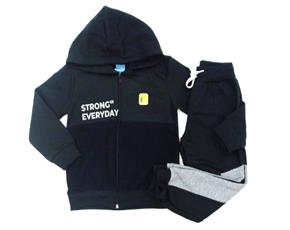 Conjunto Babyvest P.passos Masc Mol Capuz