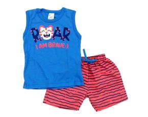 Conjunto Fashionkids P.passos Masc Reg Machão Malh