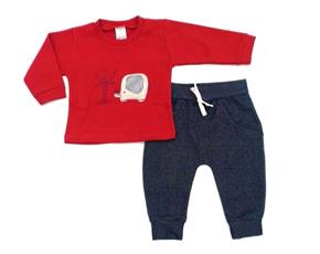 Conjunto masc manga longa