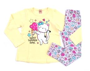 Conjunto Gabizinha Inf Fem M/l Cotton Legging