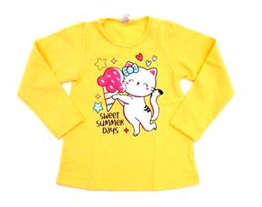 Blusa inf manga longa