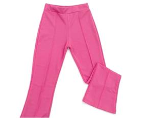 Calça Rose Juv Fem Poliéster Flare