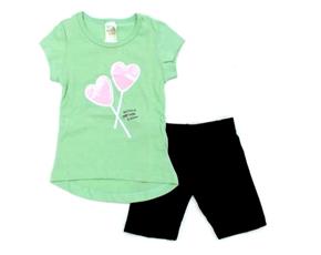 Conjunto Jeitodoce P.passos Fem M/c Malha Bermuda