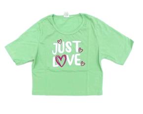 Blusa juv manga curta