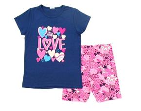 Conjunto juv manga curta