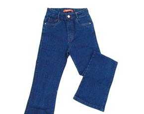 Calça Maliinha Juv Fem Jeans Lycra Flare