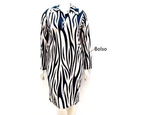 Vestido ad extra g manga longa