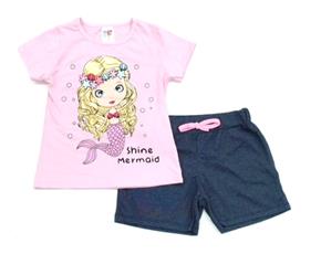 Conjunto inf manga curta
