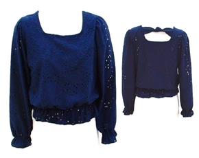 Blusa juv manga longa