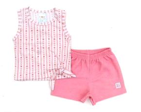 Conjunto Fantoni Bebe Fem Reg Malha Short