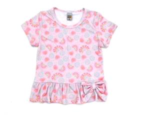 Blusa inf manga curta