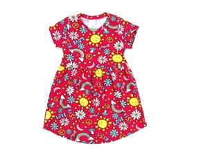 Vestido manga curta