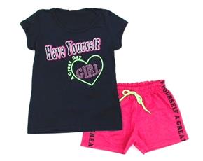 Conjunto inf manga curta