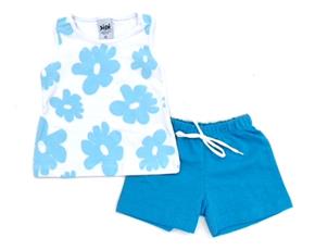 Conjunto Jidi Bebe Fem Reg Cotton Short