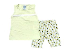 Conjunto Jidi Bebe Fem Reg Cotton Bermuda