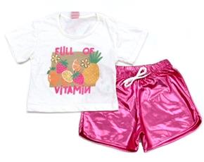 Conjunto inf manga curta