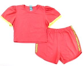 Conjunto juv manga curta