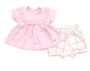 Conjunto fem manga curta