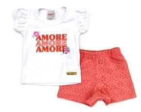 Conjunto fem manga curta